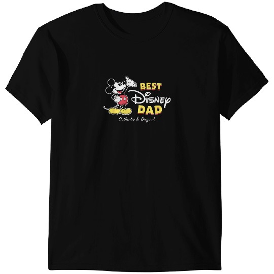 Discover Disney Mickey Mouse Best Disney Dad Birthday Fat T-Shirts