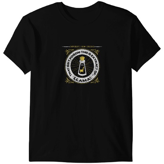 Discover Disney Emperors New Groove Extract Of Llama Logo T-Shirts