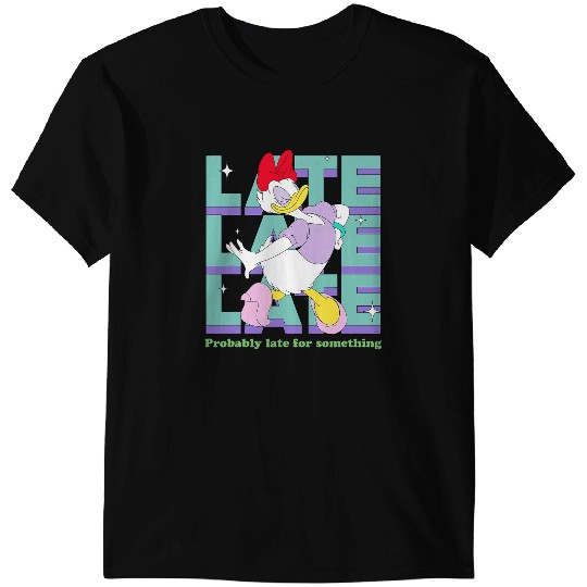 Disney Daisy Duck Probably Late for Something Funny T-Shirts