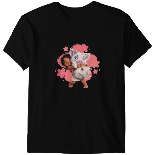 Disney Moana 2 Little Sister Simea and Pua Island Friends T-Shirts