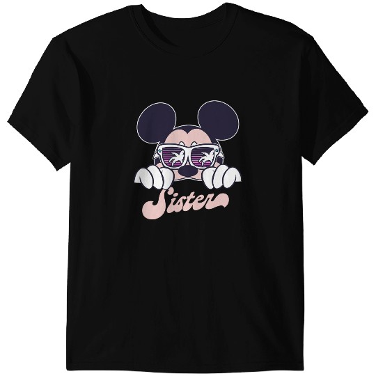 Disney Mickey And Friends Mickey Summer Vibes Sister Logo T-Shirts