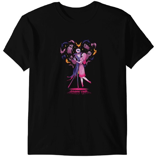 Disney The Nightmare Before Christmas Jack Sally Scary Love T-Shirts