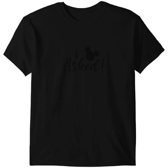 Discover Disney Mickey Friends Wedding Mickey I Asked T-Shirts