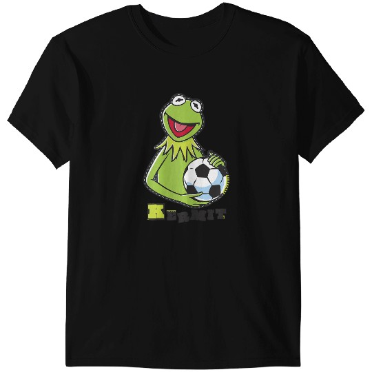 Disneyss The Muppets Kermit Soccer Ball Vintages Stencil Logo T-Shirts