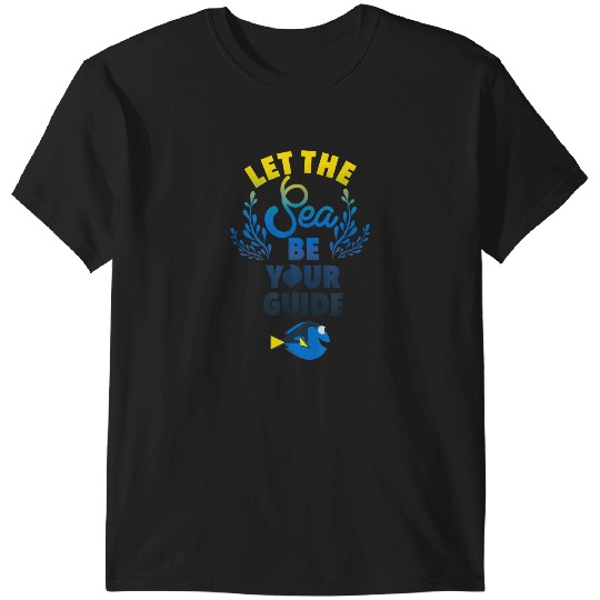 Disneyss Pixars Finding Dory Let The Sea Be Your Guide Logo T-Shirts