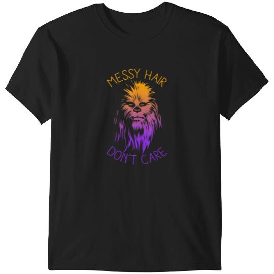 Chewbacca Messy Hair Don't Care Disney+ T-Shirt T-Shirts