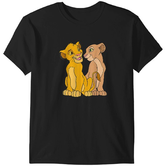 Disney The Lion King Young Simba and Nala Together T-Shirt T-Shirt T-Shirts