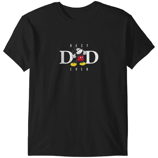 Disney Mickey Mouse Thumbs Up Best Dad Ever Fath T-Shirts