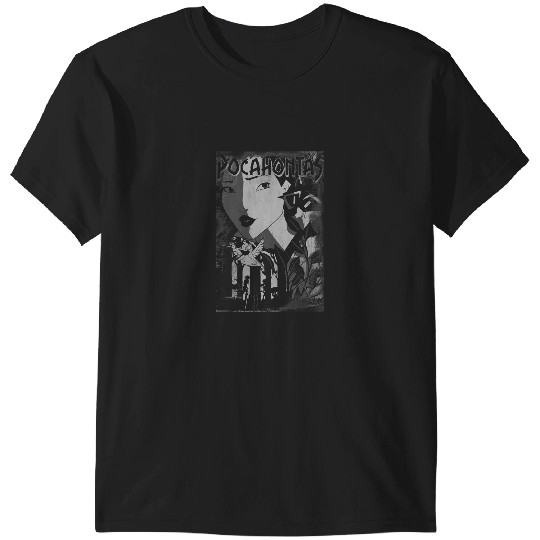 Disney Pocahontas Dark Portrait Poster T-Shirts