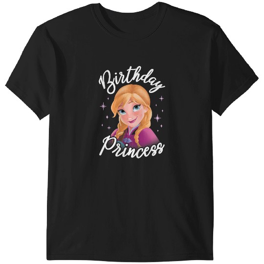 Discover Disney Frozen Birthday Princess Cute Anna Big Chest Portrait T-Shirts