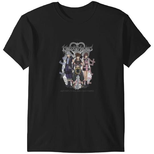 Disney Kingdom Hearts 3 Sora Riku Kairi Kanji T-Shirts