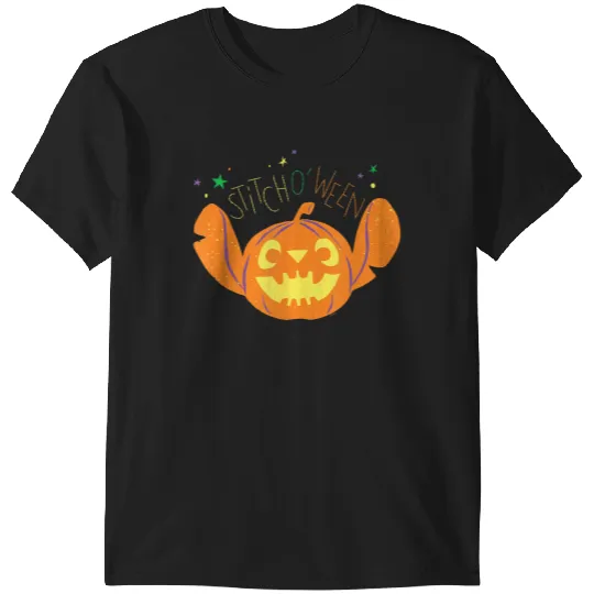 Disney Lilo Stitch Jack O Lantern Stitch Oween Halloween 2024 T-Shirts