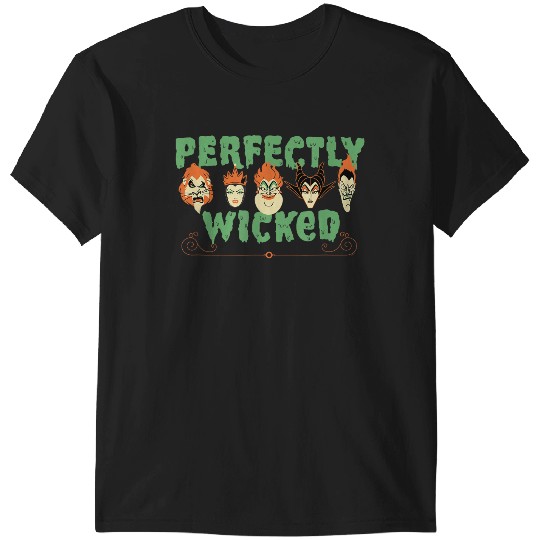 Disney Villains Spooky Squad Perfectly Wicked Halloween 2024 T-Shirts