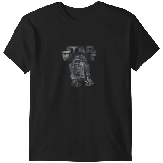 Star Wars R2D2  Distressed C2 Disney T-Shirts