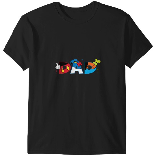 Disney Mickey Mouse and Friends Dad Father’s Day Birthday T-Shirts