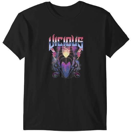 Disneyss Villains Maleficent Vicious Rock Portrait T-Shirts