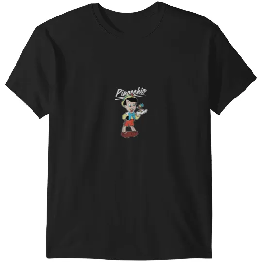 Disneyss Pinocchio And Jiminy Cricket T-Shirts