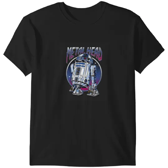 Star Wars R2D2 Metal Head  Disney T-Shirts