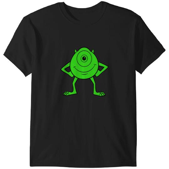 Disney Pixarss Monsters Inc. Mike Wazowski Cyclops Retro T-Shirts