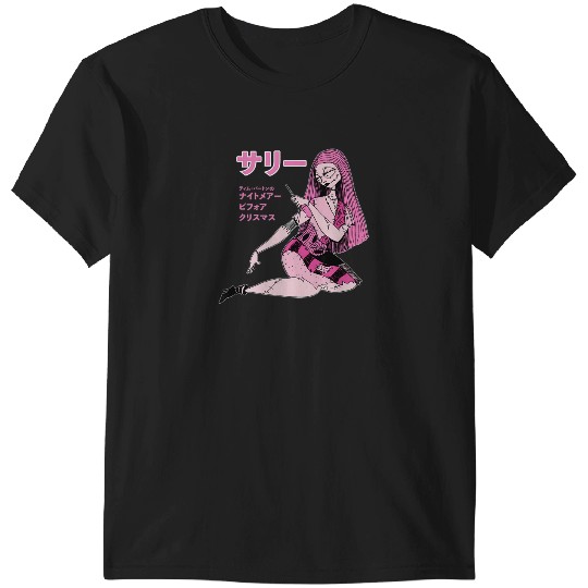 Disney The Nightmare Before Christmas Sally Kanji Poster T-Shirts