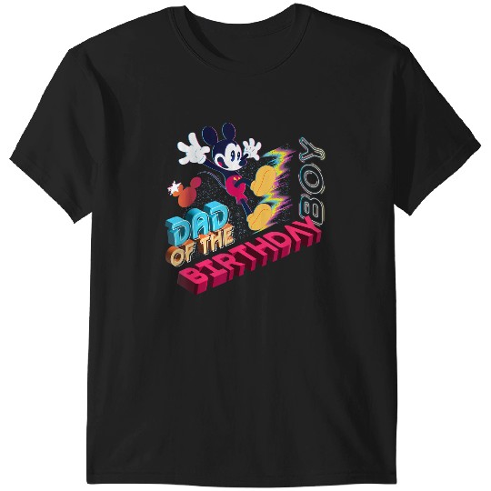 Disney Mickey Mouse Family Star Dad Of The Birthday Boy T-Shirts