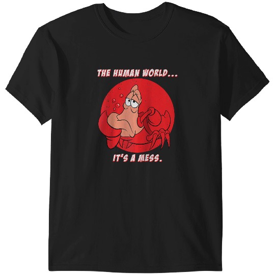 Disney The Little Mermaid Sebastian The Human World Raglan Baseball Tee T-Shirts