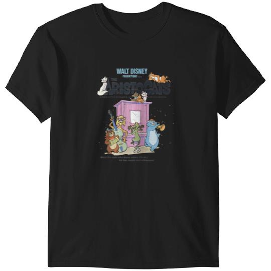 Disney The Aristocats Cats Playing Piano Raglan Baseball Tee T-Shirts