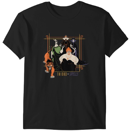 Disney Villains Spooky Squad Tricks And Spells Halloween 2024 T-Shirts