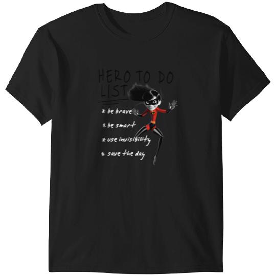 Disney Pixar The Incredibles 2 Violet Hero To Do List Retro T-Shirts