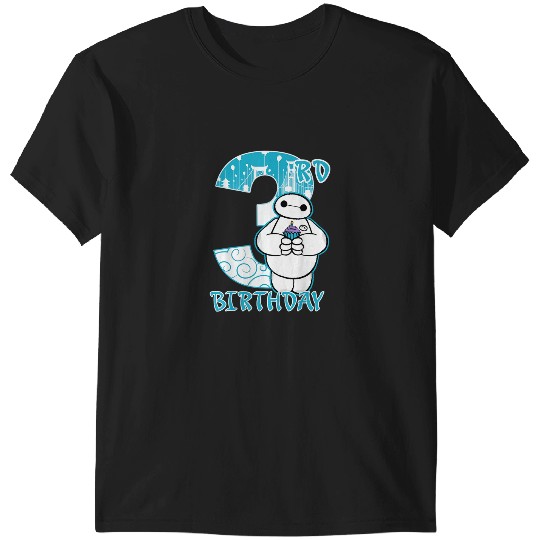 Disney Big Hero 6 Baymax 3rd Birthday Cupcake Po T-Shirts