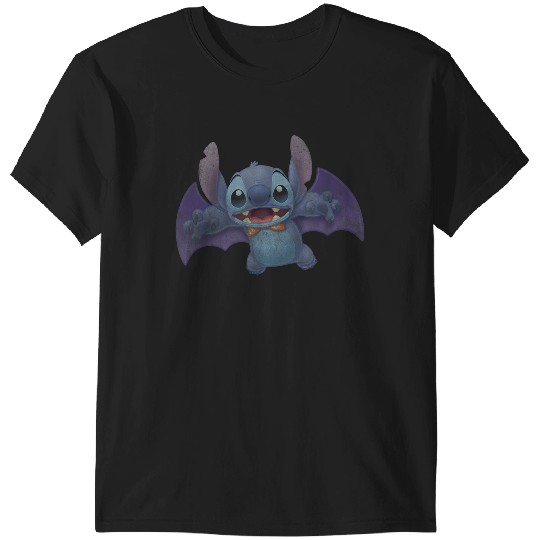 Disney Lilo Stitch Halloween Cute Vampire Stitch Portrait T-Shirts