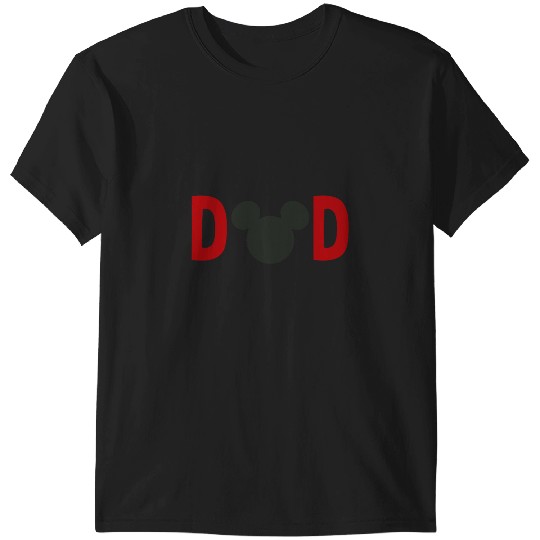 Disney Mickey Mouse Dad Mickey Mouse Logo Father's Day T-Shirts