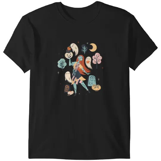 Disney The Nightmare Before Christmas Sally Ghost Halloween Merry Christmas 2024 T-Shirts