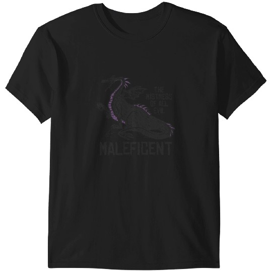 Disney Villains Maleficent Mistress Of Evil Dragon Print T-Shirts
