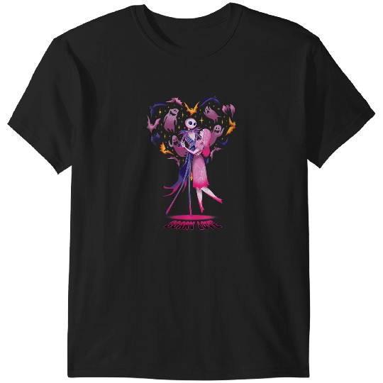 Disney The Nightmare Before Christmas 2024 Jack Sally Scary Love T-Shirts