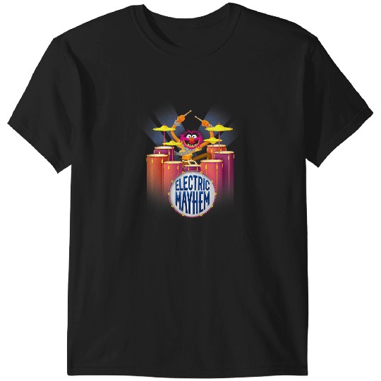 Disney The Muppets Electric Mayhem Animal Drummer Portrait T-Shirts