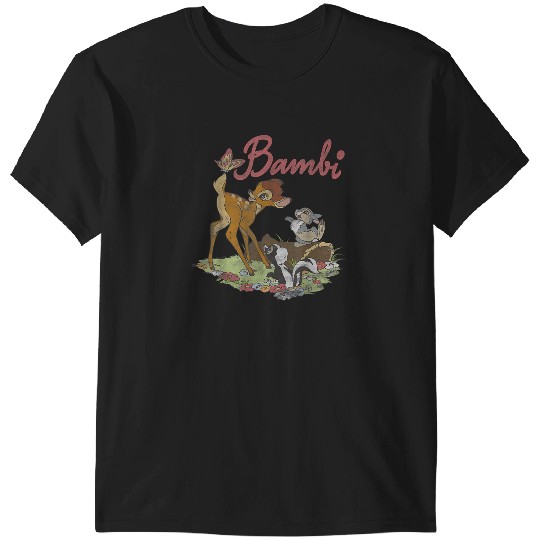 Disney Bambi Group Shot Logo T-Shirts