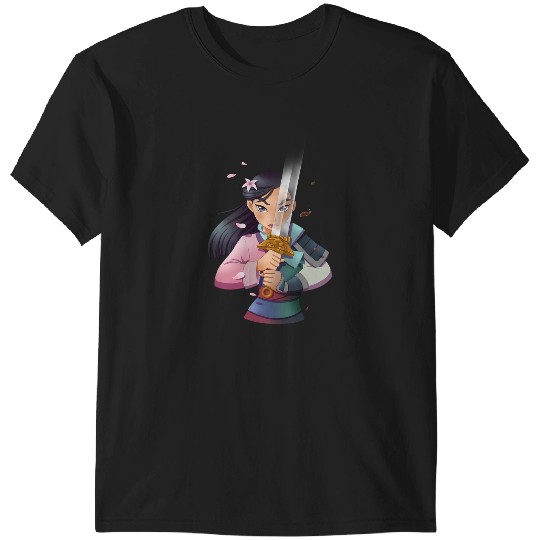 Disney Mulan Anime Half Girl Half Warrior Sweatshirt Sweatshirt T-Shirts