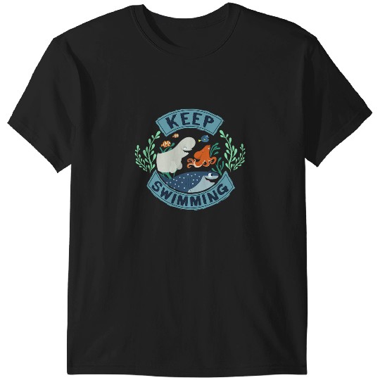 Disney Pixar Finding Dory Hank & Destiny Keep Swimming T-Shirts