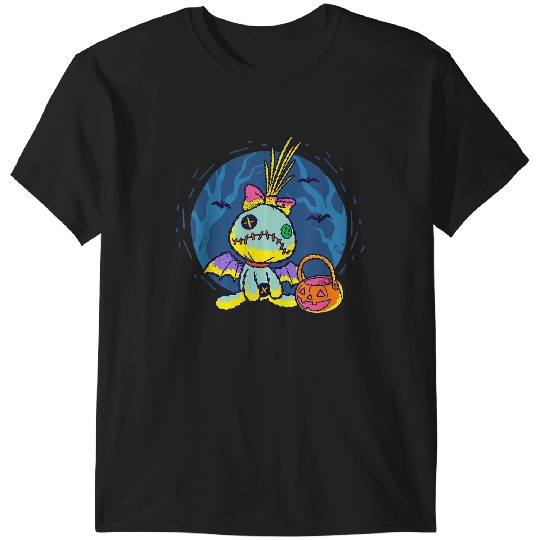 Disney Lilo Stitch Scrump Doll In Bat Costume Halloween 2024 T-Shirts