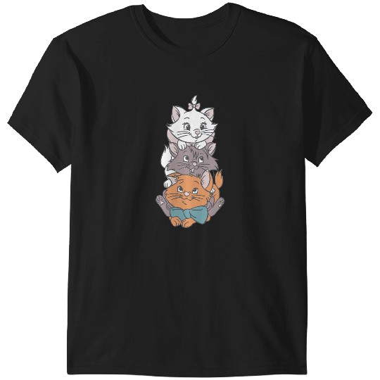 Disney The Aristocats Adorable Cute Trio Big Chest Portrait T-Shirts