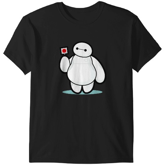 Disney Big Hero 6 Baymax With Lollipop Cute Shot T-Shirts