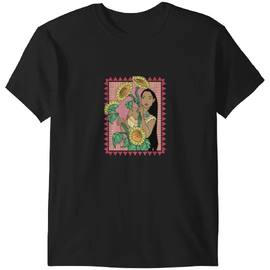 Disney Pocahontas Sunflowers Movie Still T-Shirts