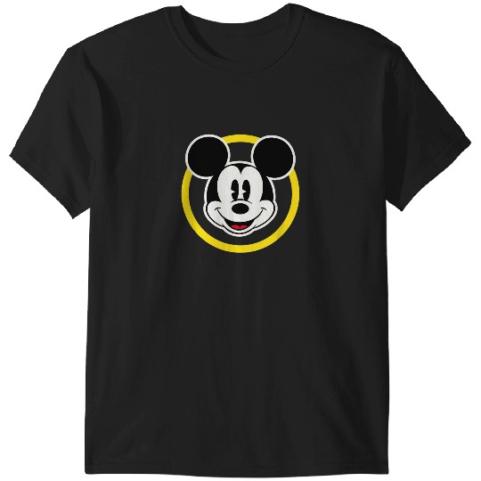 Amazon Essentials Disney Smiling Mickey in Yello T-Shirts