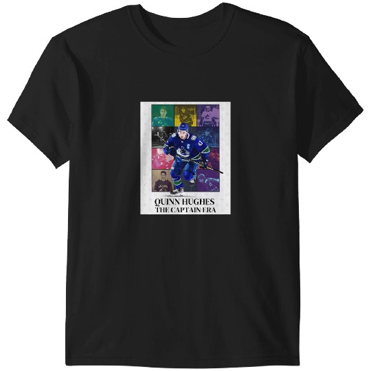 Discover Quinn Hughes Eras Tour Vancouver Canucks Bigger Print T-Shirts