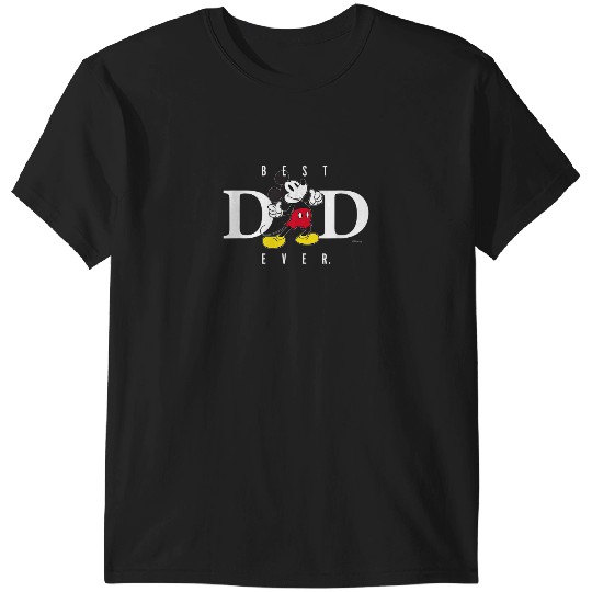 Disney Mickey Mouse Best Dad Ever Thumbs Up Fath T-Shirts