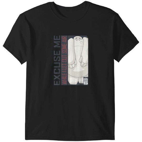 Disney Big Hero 6 TV Series Baymax Excuse Me Graphic T-Shirts