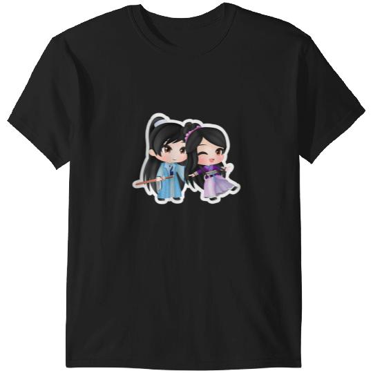 Warrior Princess Sticker4: Disney Mulan Anime Mushu, Mulan and Mushu T-Shirts