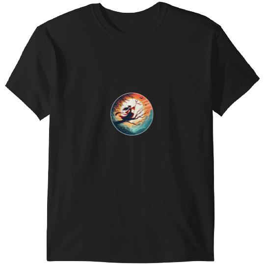 Thoughts and Stares with Japanese Kimono woman (modern) Sticker: Disney Mulan Anime Mushu, Mulan and Mushu T-Shirts