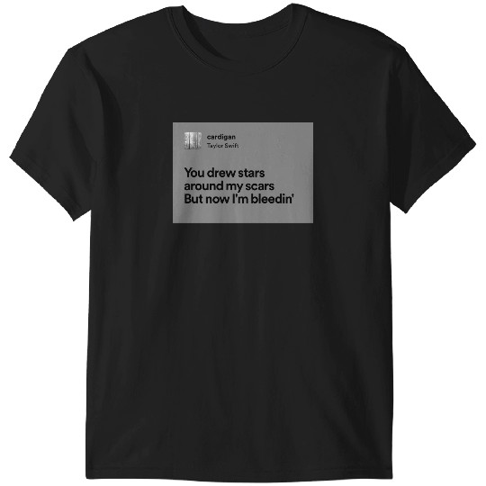 Discover Taylor Cardigan Lyrics (1) T-Shirts